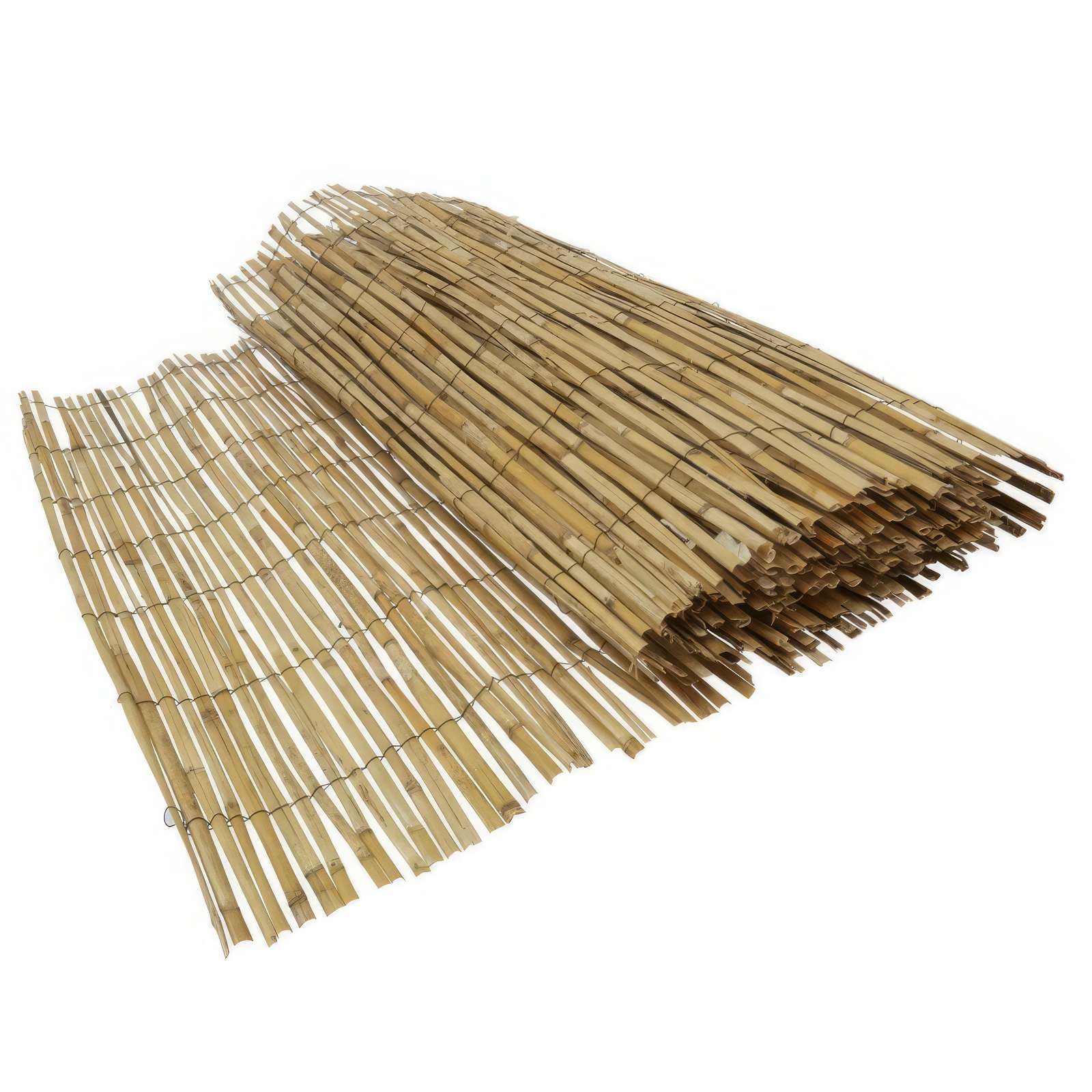 NATURE Ecran brise vue bambou naturel 100x180 cm pas cher 